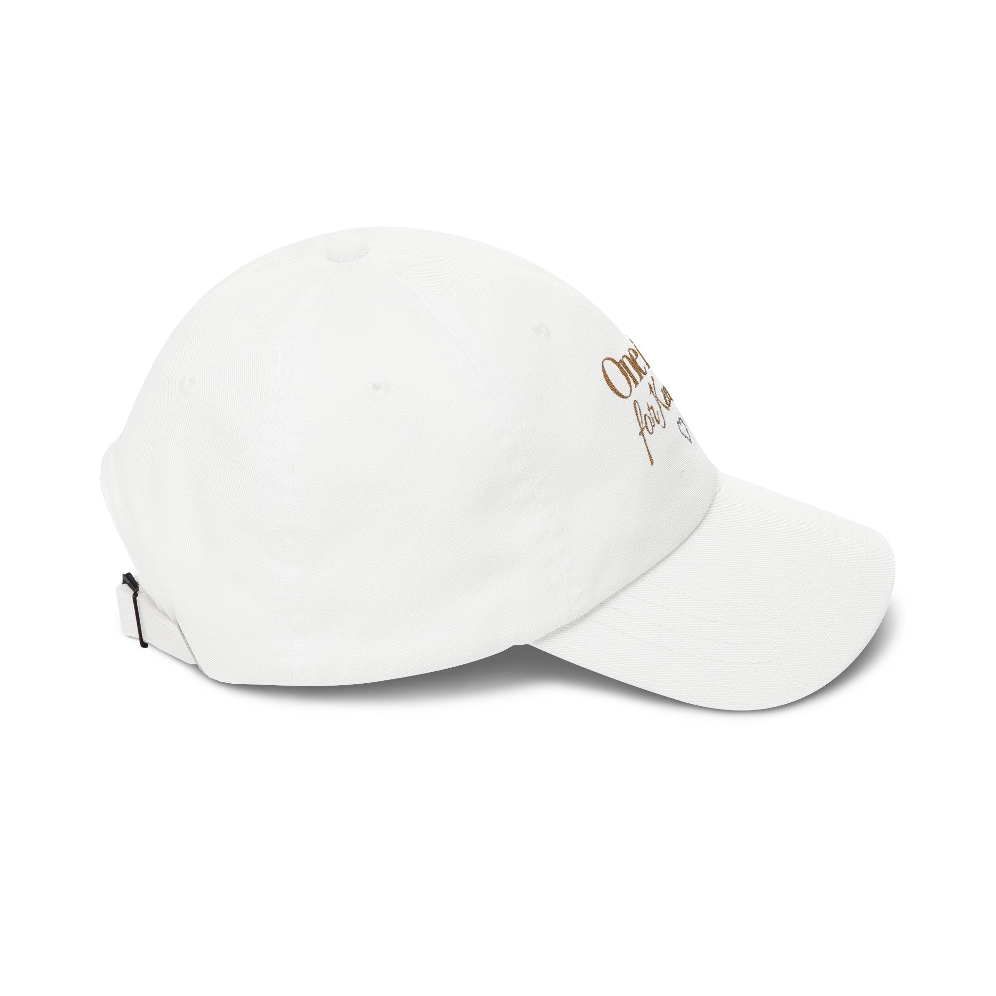 One Bite for Kensley Dad Cap | Embroidered Script Heart