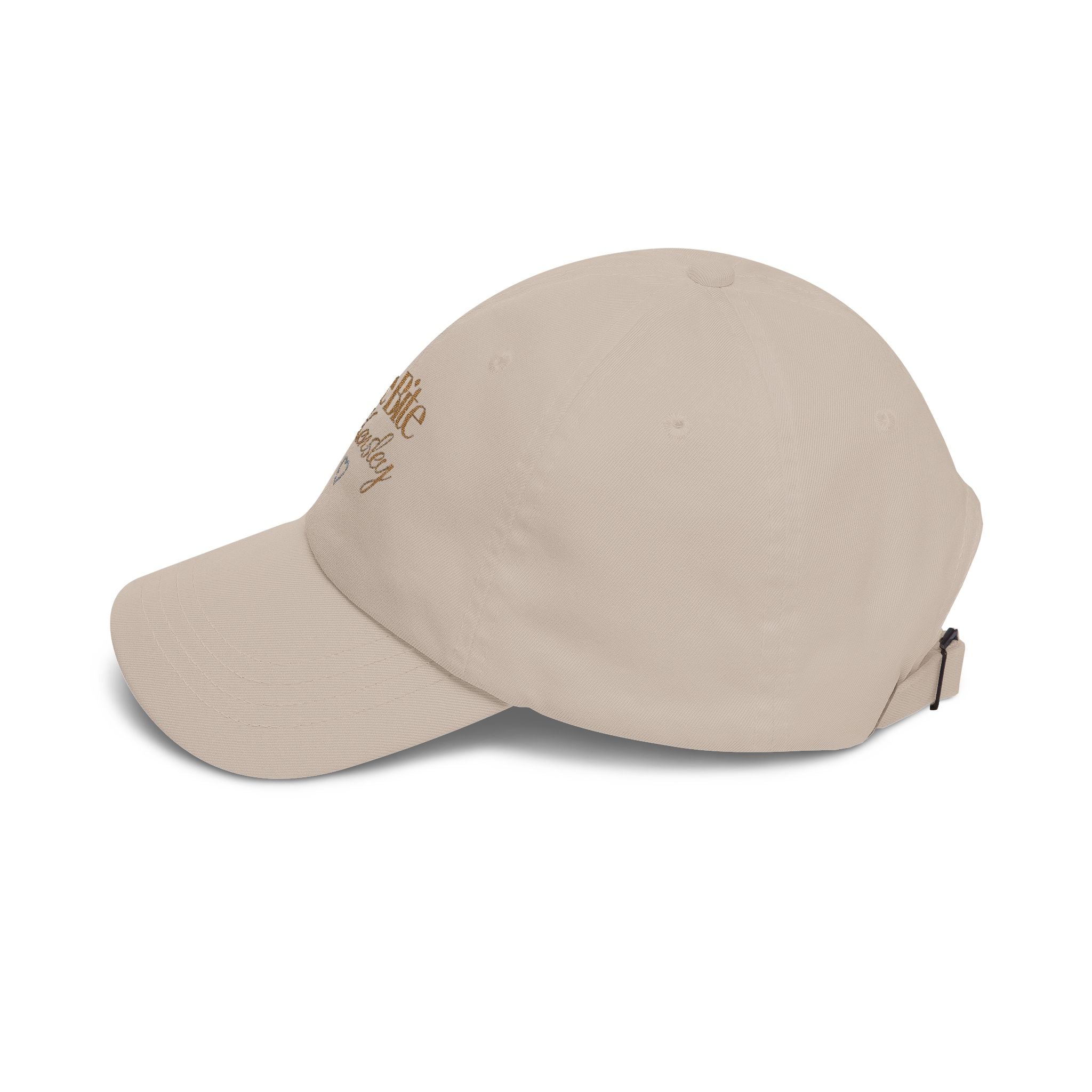 One Bite for Kensley Dad Cap | Embroidered Script Heart