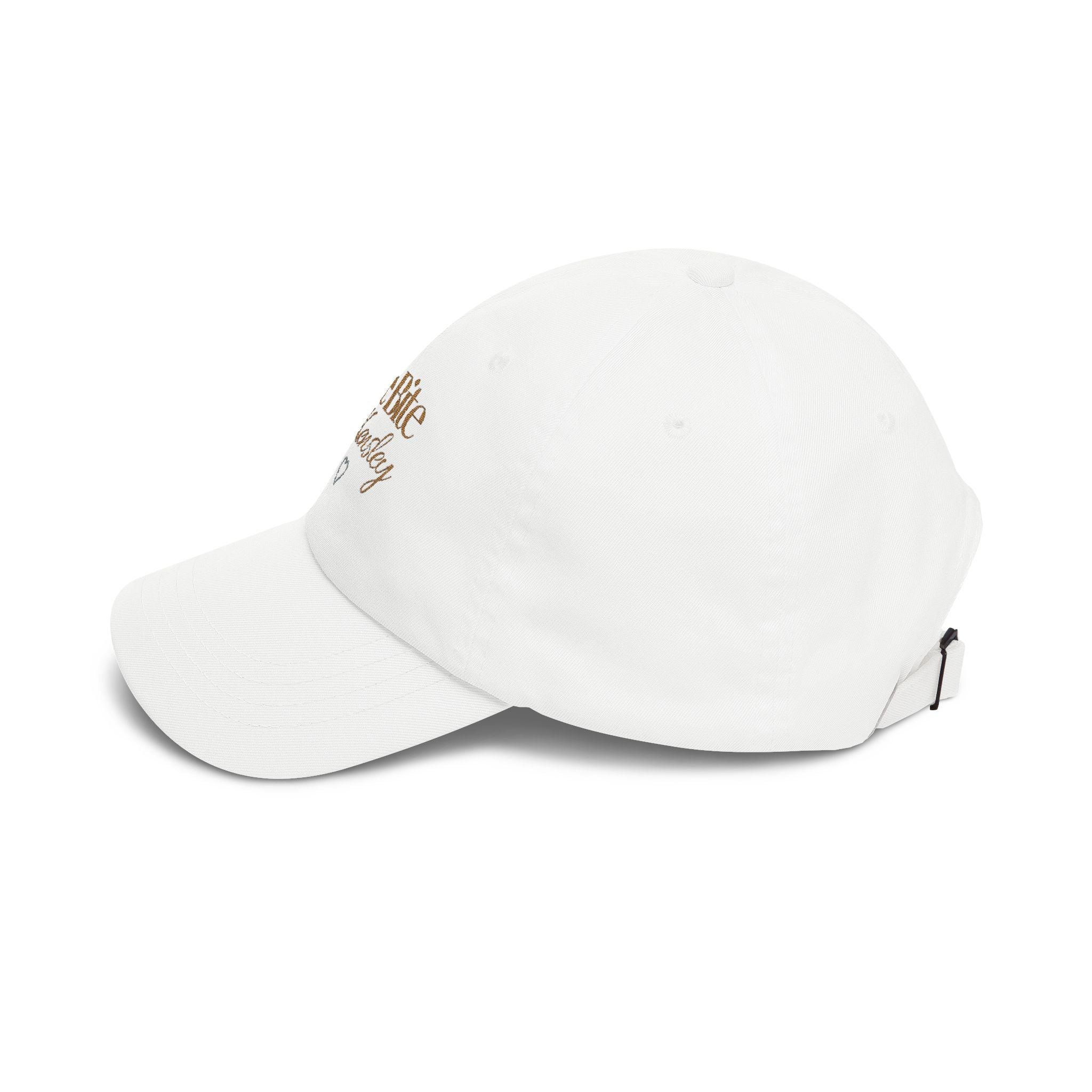 One Bite for Kensley Dad Cap | Embroidered Script Heart